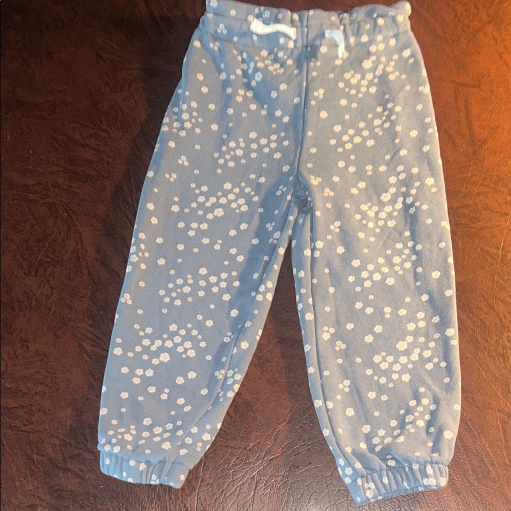 H&M Gray Pants with White Dots